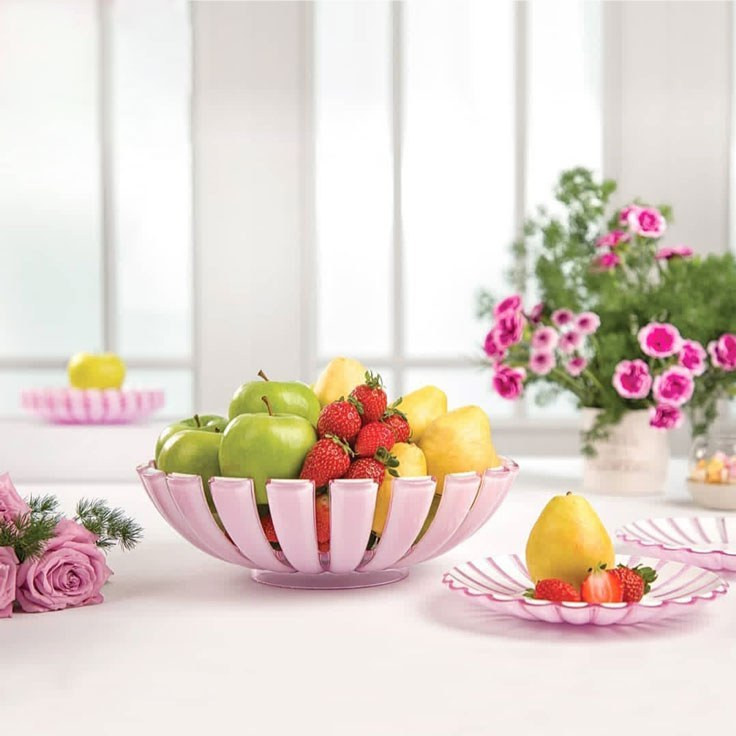 سبد میوه خوری بزرگ لیمون (الوان)