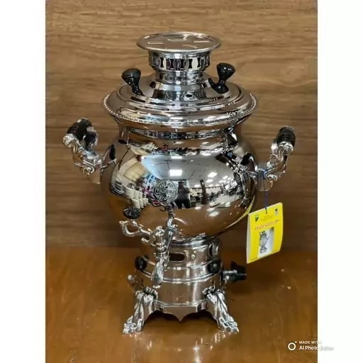 سماورمدل 2000 ترموکوپل دار 6/4 لیتری ایرانژاد کد 8