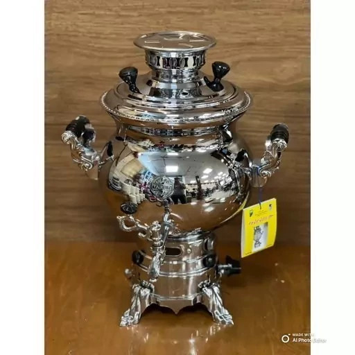 سماورمدل 2000 ترموکوپل دار 6/4 لیتری ایرانژاد کد 8