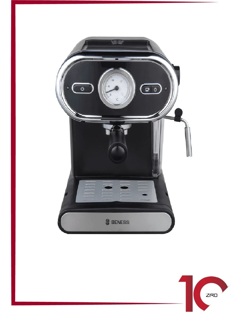 اسپرسوساز بنس مدل BC-S5002D ظرفیت ۱.۵ لیتر با فیلتر استیل ضد زنگ
